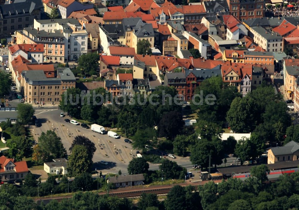 Rudolstadt aus der Vogelperspektive: Bahnhof Rudolstadt im Bundesland Thüringen