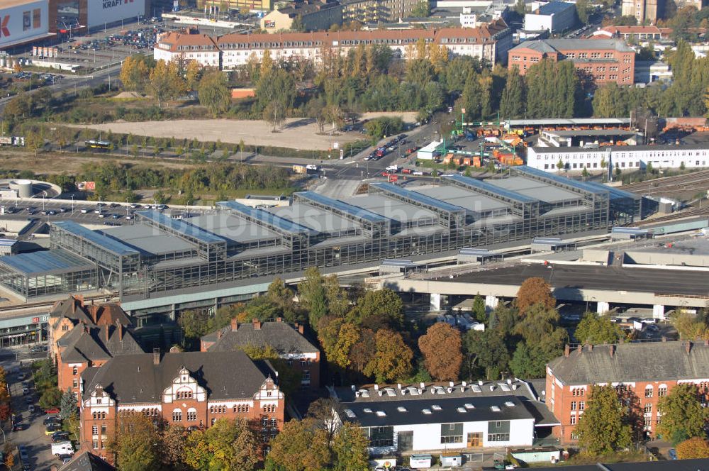 Berlin aus der Vogelperspektive: Bahnhof Südkreuz