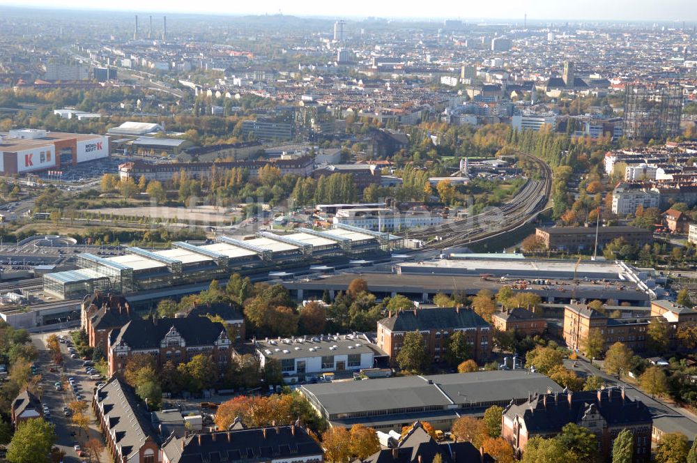 Berlin aus der Vogelperspektive: Bahnhof Südkreuz in Berlin