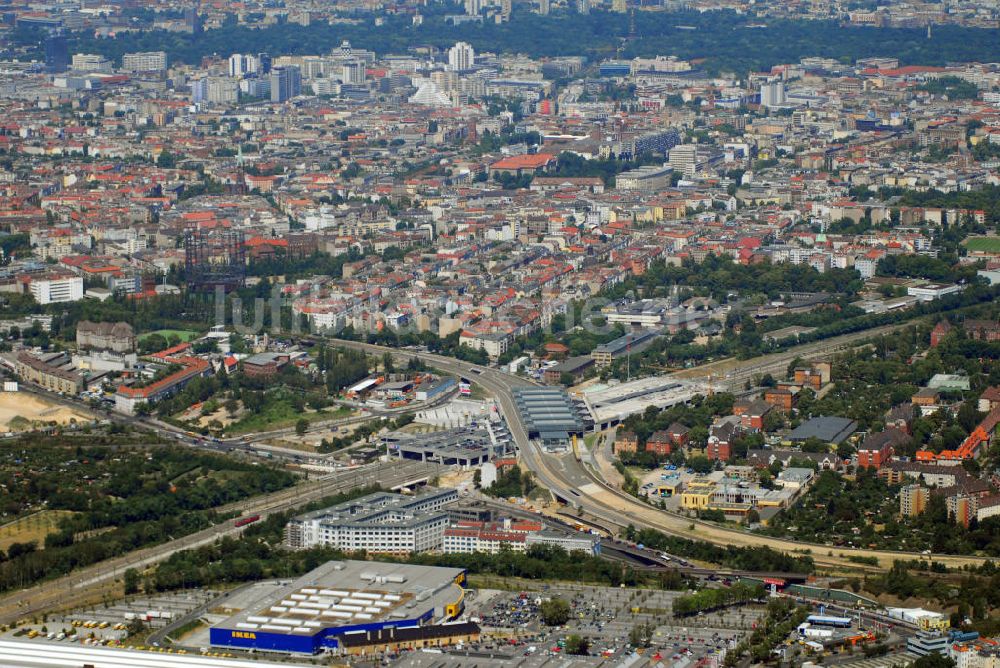 Luftbild Berlin - Bahnhof Südkreuz in Berlin Schöneberg