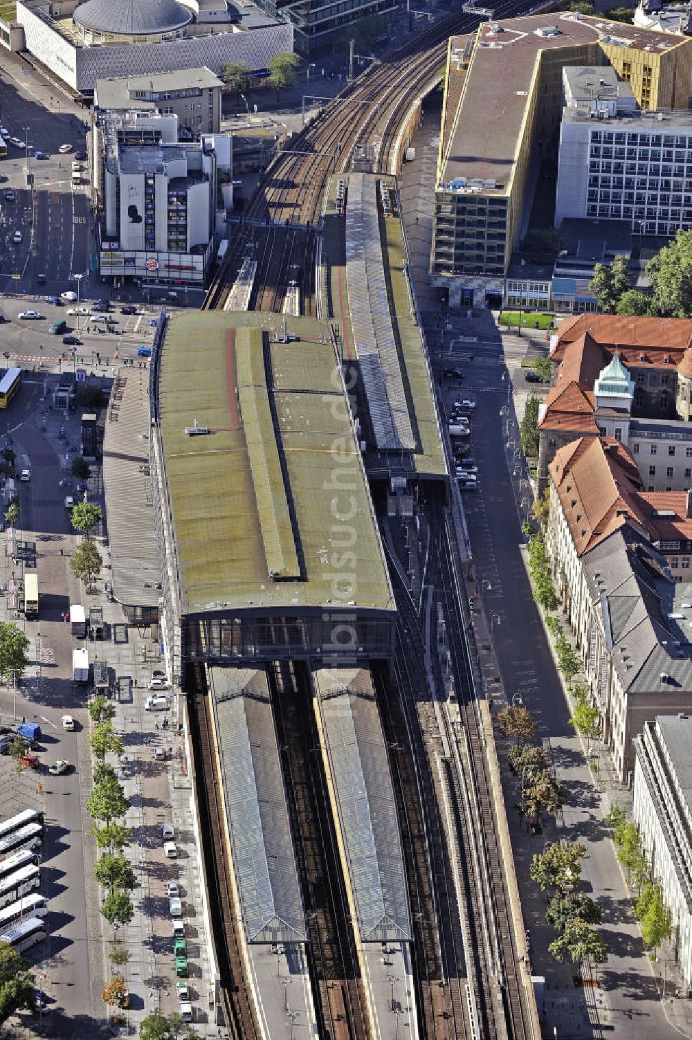 Luftaufnahme Berlin - Bahnhof Zoologischer Garten