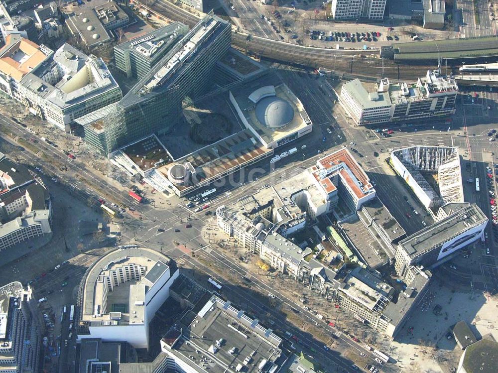 Berlin aus der Vogelperspektive: Bahnhof Zoologischer Garten