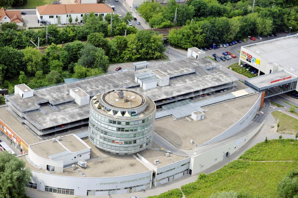 Bernau aus der Vogelperspektive: Bahnhofspassagen Bernau