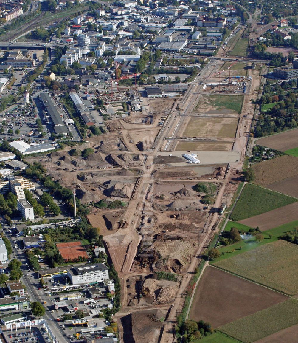 Luftbild Heidelberg - Bahnstadt Heidelberg