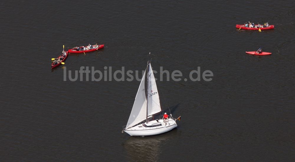 Essen von oben - Baldeneysee in Essen im Bundesland Nordrhein-Westfalen