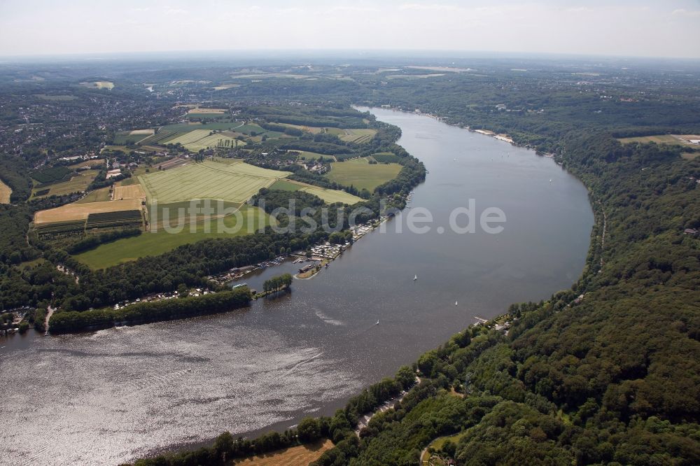 Essen aus der Vogelperspektive: Baldeneysee in Essen im Bundesland Nordrhein-Westfalen