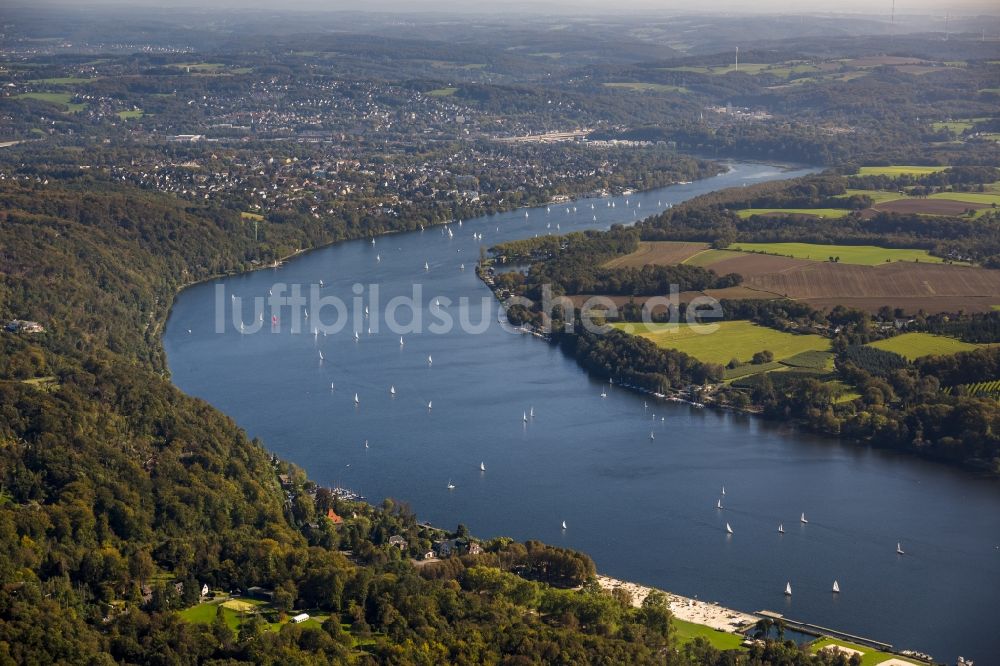 Essen aus der Vogelperspektive: Baldeneysee in Essen im Bundesland Nordrhein-Westfalen