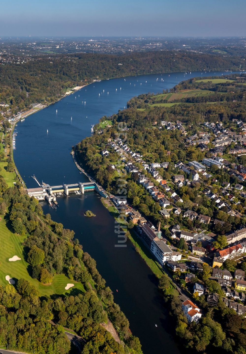 Essen aus der Vogelperspektive: Baldeneysee in Essen im Bundesland Nordrhein-Westfalen