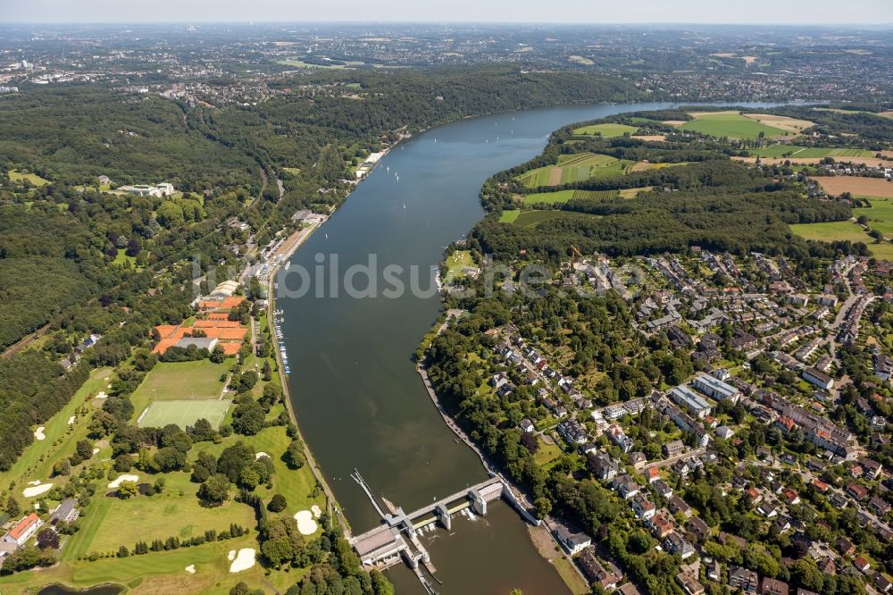 Luftaufnahme Essen - Baldeneysee in Essen im Bundesland Nordrhein-Westfalen NRW