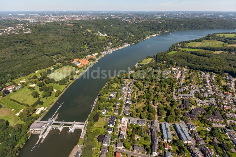 Essen aus der Vogelperspektive: Baldeneysee in Essen im Bundesland Nordrhein-Westfalen NRW