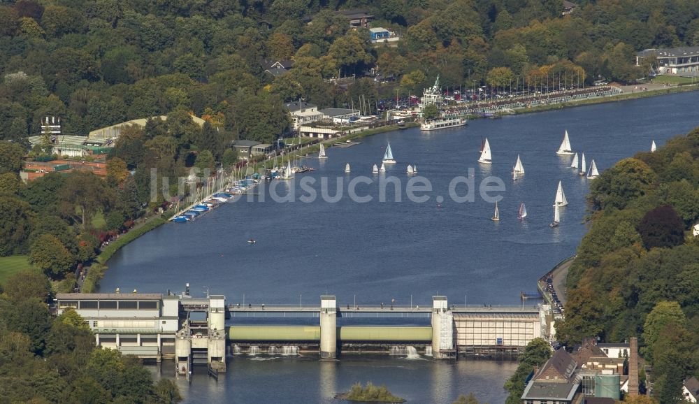 Essen aus der Vogelperspektive: Baldeneysee in Essen im Bundesland Nordrhein-Westfalen NRW