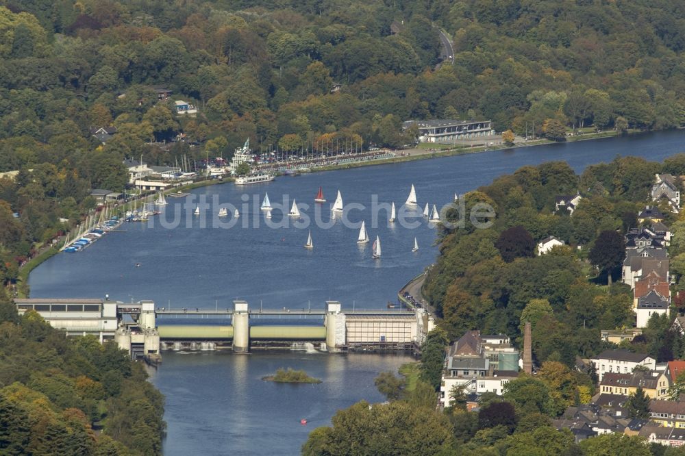 Essen aus der Vogelperspektive: Baldeneysee in Essen im Bundesland Nordrhein-Westfalen NRW