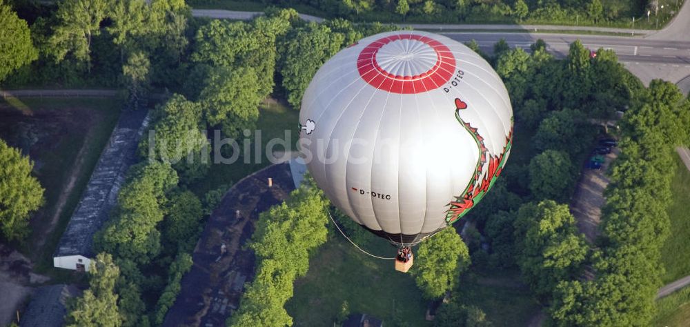 Torgau von oben - Ballon Torgau