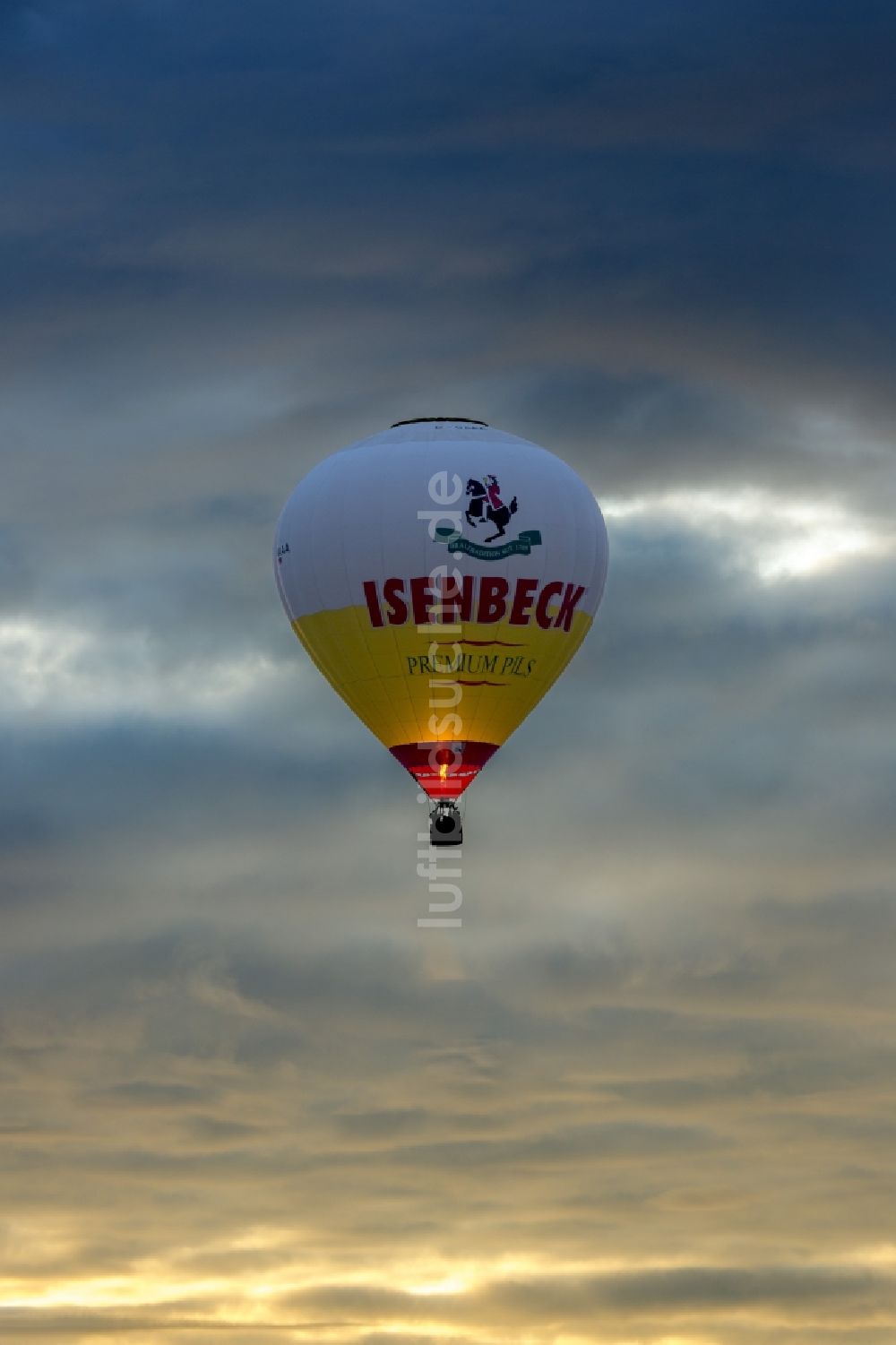 Hamm aus der Vogelperspektive: Ballonfahrt in Hamm im Bundesland Nordrhein-Westfalen