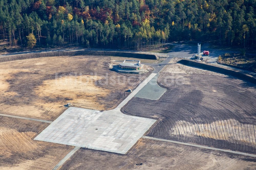 Luftbild Baruth/Mark - BAM Testgelände Technische Sicherheit in Horstwalde im Bundesland Brandenburg