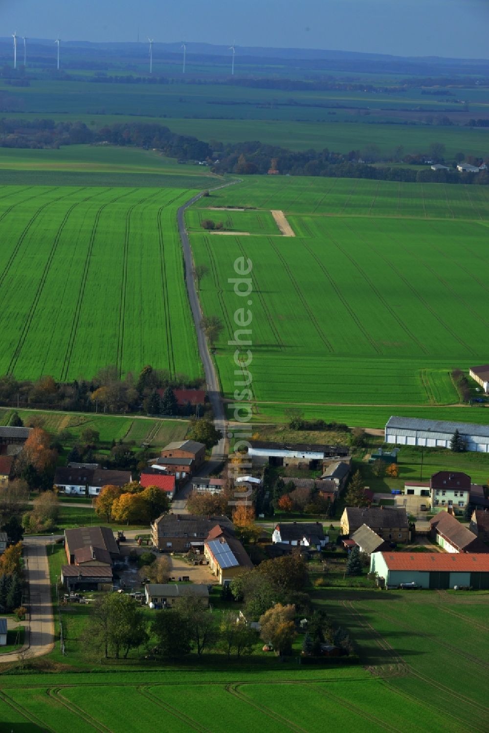 Uckerland Bandelow aus der Vogelperspektive: Bandelow in Uckerland im Bundesland Brandenburg