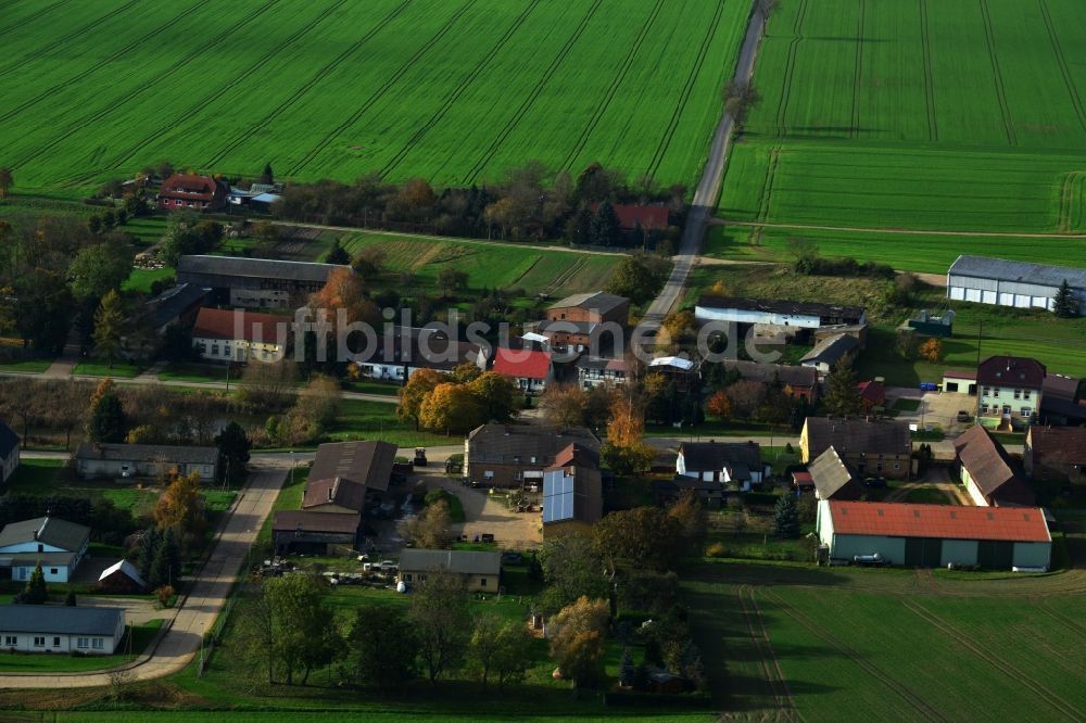 Luftbild Uckerland Bandelow - Bandelow in Uckerland im Bundesland Brandenburg