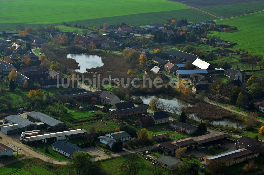 Luftaufnahme Uckerland Bandelow - Bandelow in Uckerland im Bundesland Brandenburg