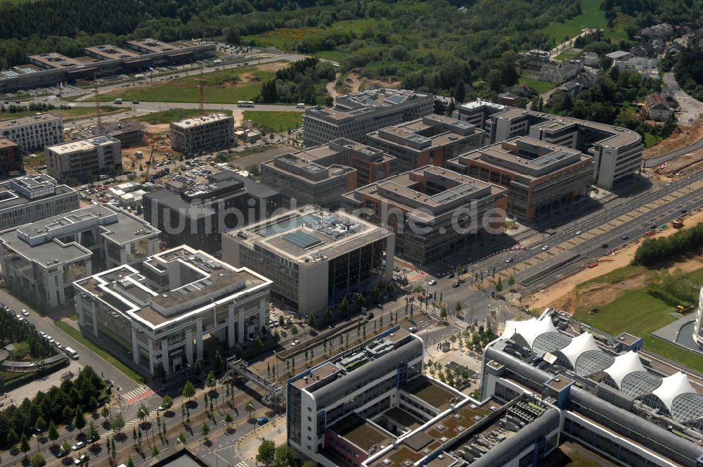 LUXEMBURG aus der Vogelperspektive: Bankenviertel in Luxemburg