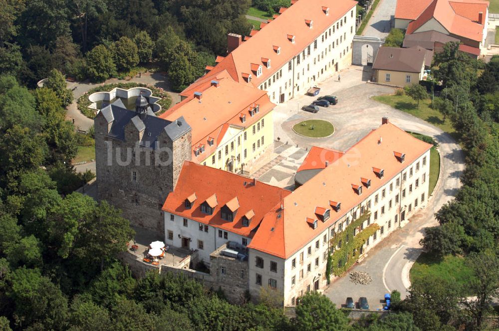 Ballenstedt von oben - Barockschloss Ballenstedt