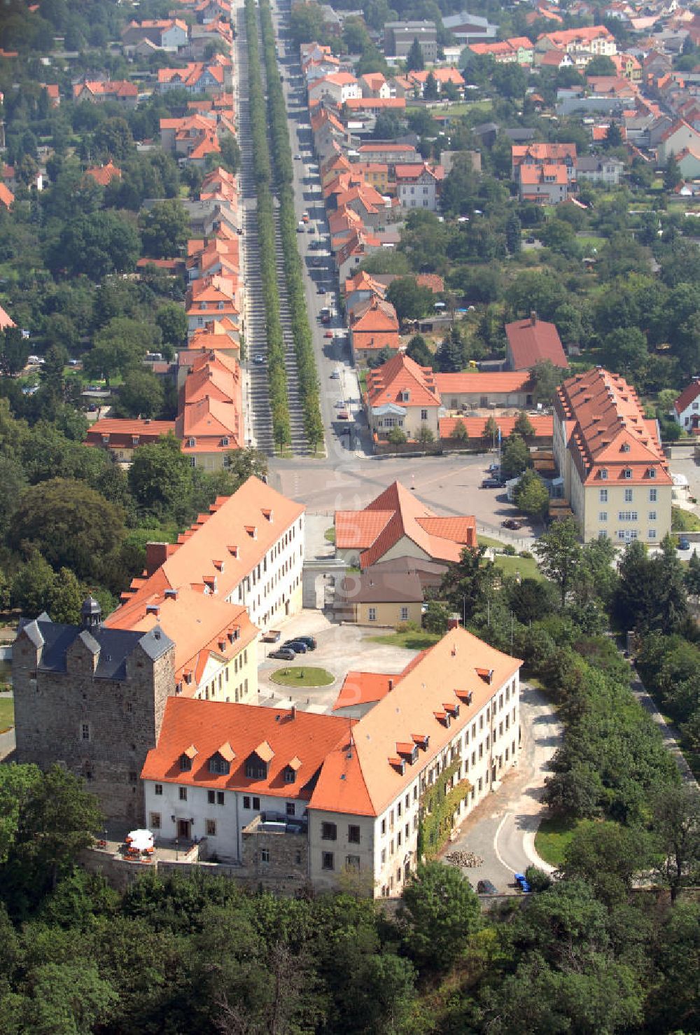 Luftaufnahme Ballenstedt - Barockschloss Ballenstedt