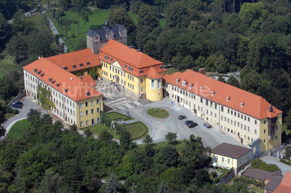 Ballenstedt aus der Vogelperspektive: Barockschloss Ballenstedt