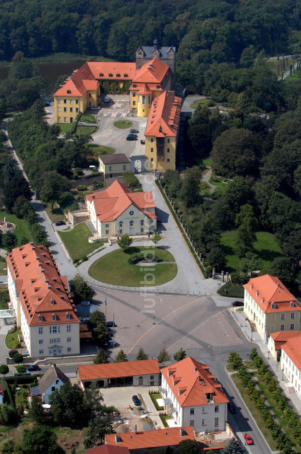 Luftaufnahme Ballenstedt - Barockschloss Ballenstedt