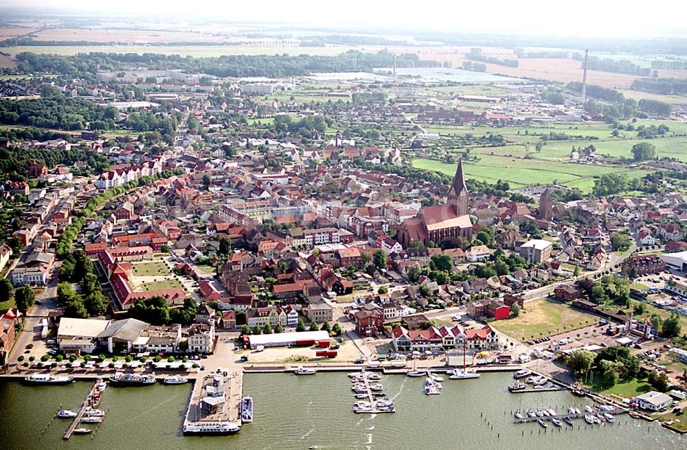 Luftbild Barth / Mecklenburg Vorpommern - Barth / Mecklenburg Vorpommern Stadtansicht und Zentrum von Barth in MV