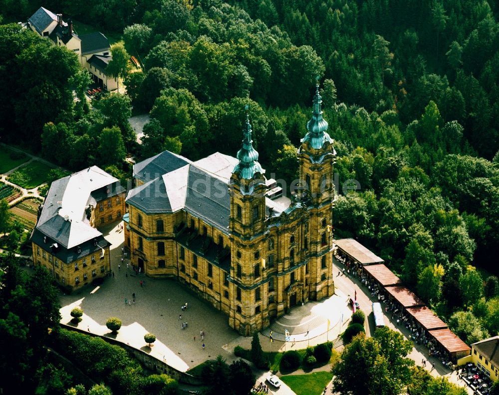 Luftaufnahme Bad Staffelstein - Basilika Vierzehnheiligen bei Bad Staffelstein im Bundesland Bayern