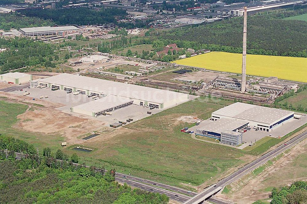 Genshagen / BRB aus der Vogelperspektive: Bau des Brandenburg Parkes