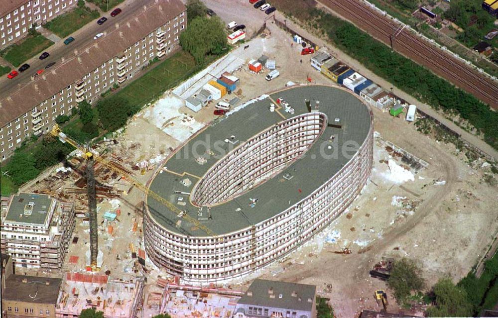 Luftaufnahme Potsdam-Stadt - Bau des Büro- und Congreßzentrums Sanssouci in Potsdam.