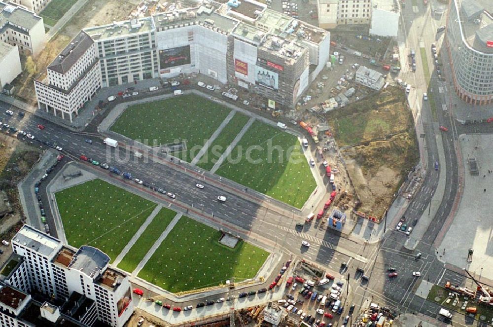 Luftbild Berlin - Bau Büro- und Geschäftshaus am Leipziger PLatz