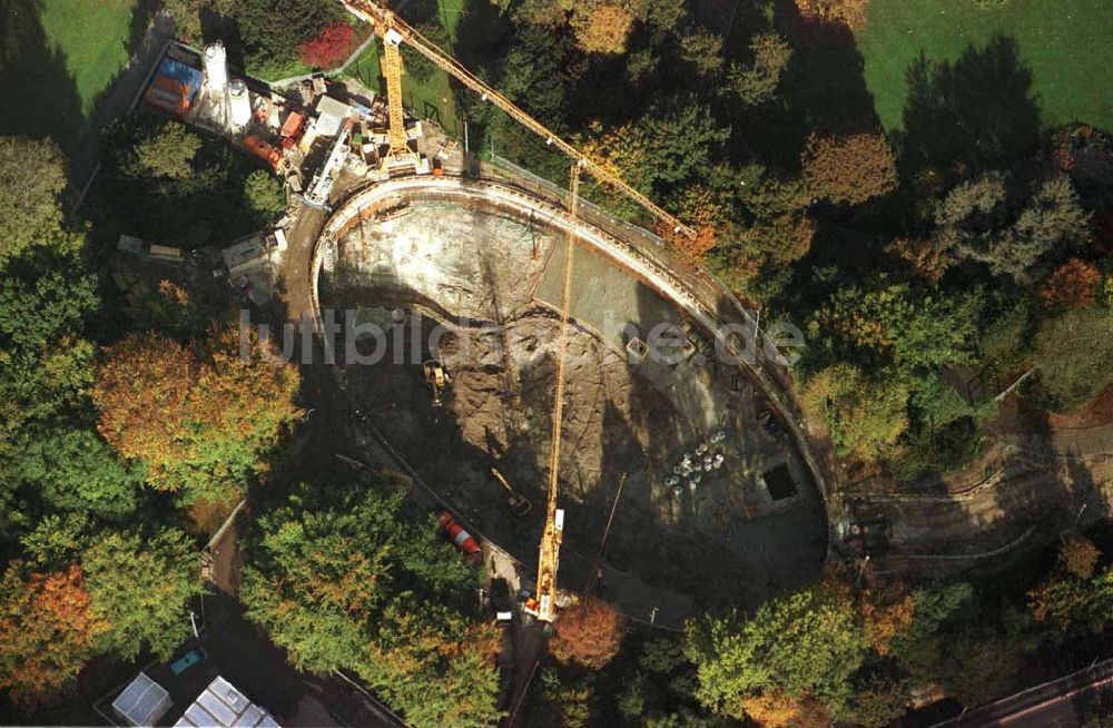 Berlin von oben - Bau des Bundespräsidialamtes im Tiergarten Verwendung nur bei Angabe der Urheberschaft: LUFTBILD & PRESSEFOTO / Robert Grahn und Belegzusendung an die Agentur statthaft !!