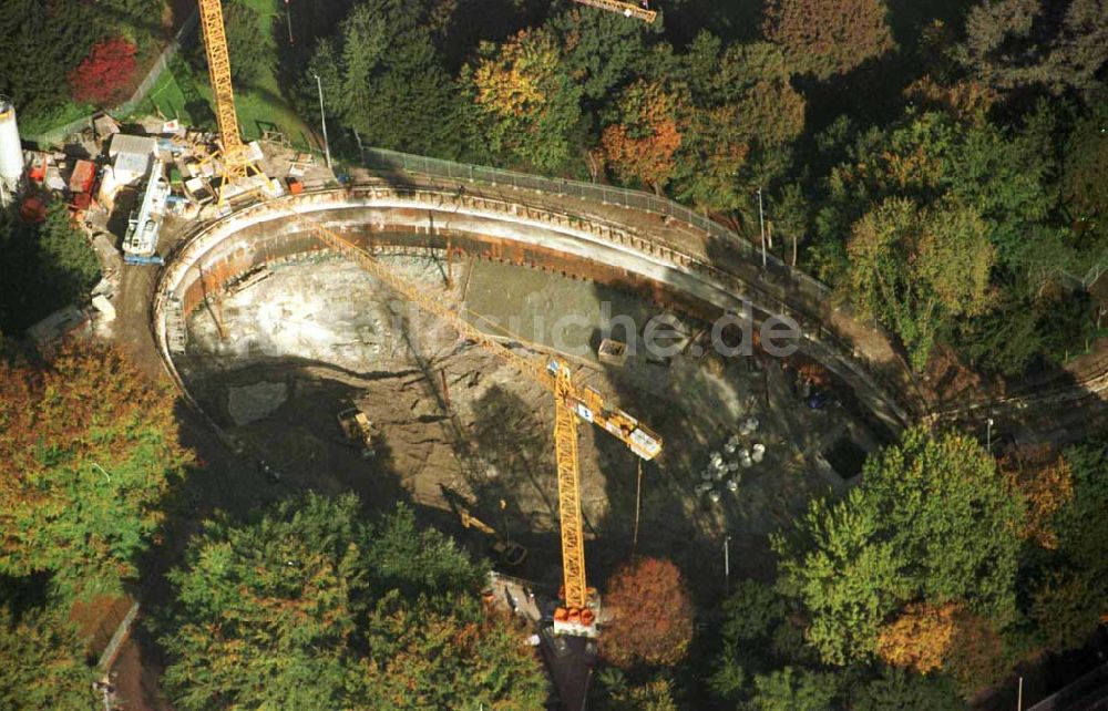 Berlin aus der Vogelperspektive: Bau des Bundespräsidialamtes im Tiergarten Verwendung nur bei Angabe der Urheberschaft: LUFTBILD & PRESSEFOTO / Robert Grahn und Belegzusendung an die Agentur statthaft !!