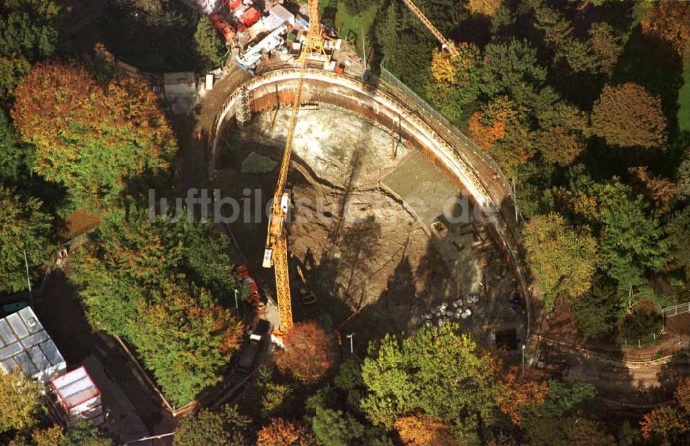 Berlin von oben - Bau des Bundespräsidialamtes im Tiergarten Verwendung nur bei Angabe der Urheberschaft: LUFTBILD & PRESSEFOTO / Robert Grahn und Belegzusendung an die Agentur statthaft !!