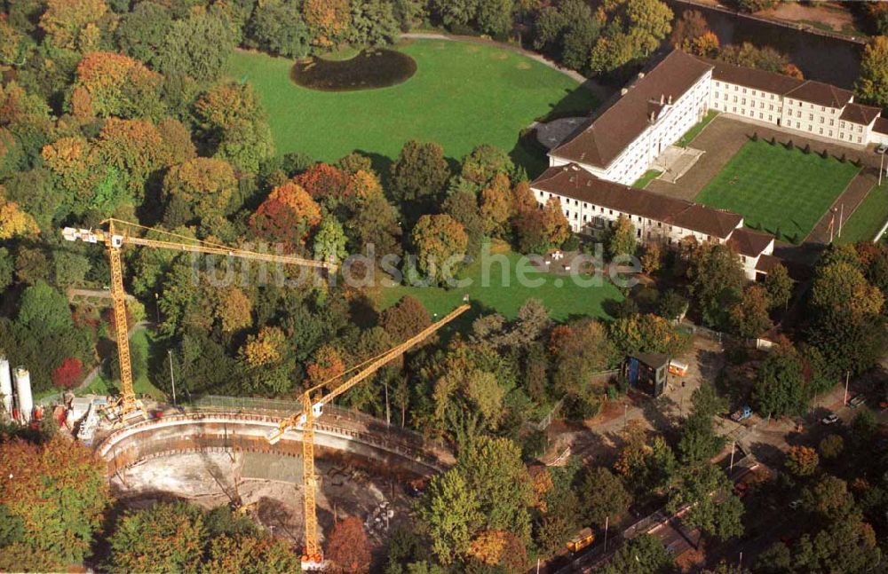 Luftbild Berlin - Bau des Bundespräsidialamtes im Tiergarten Verwendung nur bei Angabe der Urheberschaft: LUFTBILD & PRESSEFOTO / Robert Grahn und Belegzusendung an die Agentur statthaft !!