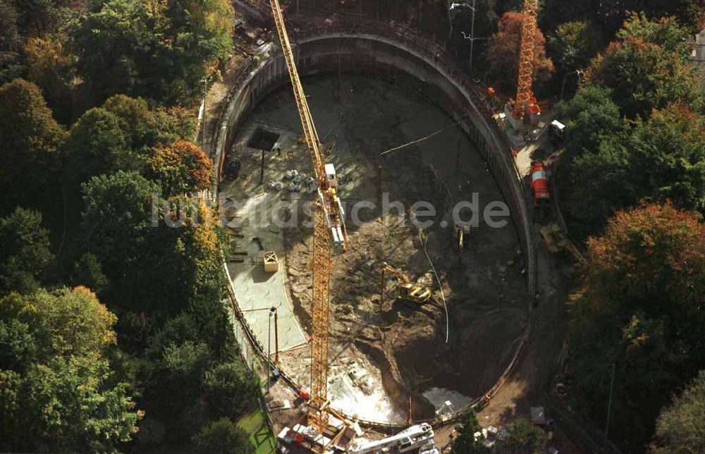 Berlin aus der Vogelperspektive: Bau des Bundespräsidialamtes im Tiergarten Verwendung nur bei Angabe der Urheberschaft: LUFTBILD & PRESSEFOTO / Robert Grahn und Belegzusendung an die Agentur statthaft !!