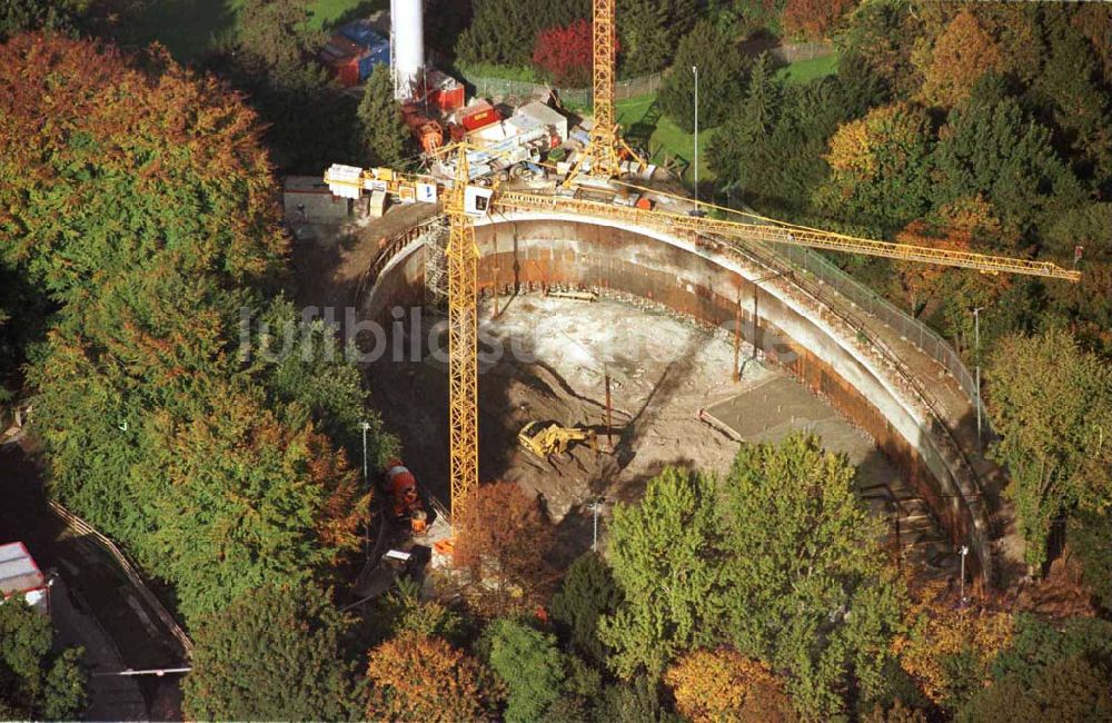 Berlin aus der Vogelperspektive: Bau des Bundespräsidialamtes im Tiergarten Verwendung nur bei Angabe der Urheberschaft: LUFTBILD & PRESSEFOTO / Robert Grahn und Belegzusendung an die Agentur statthaft !!