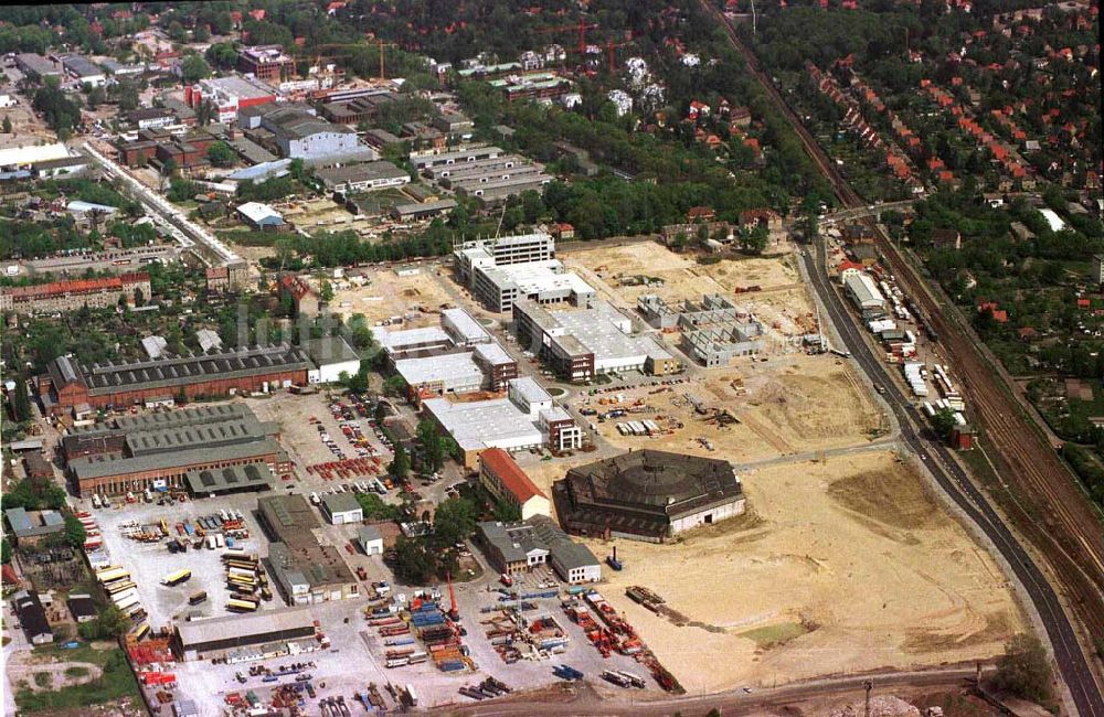 Potsdam-Babelsberg aus der Vogelperspektive: Bau des Gewerbeparkes Babelsberg