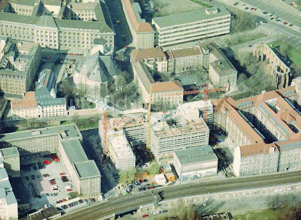 Berlin von oben - Bau des Hauses der Verbände an der Littenstraße in Berlin - Mitte.