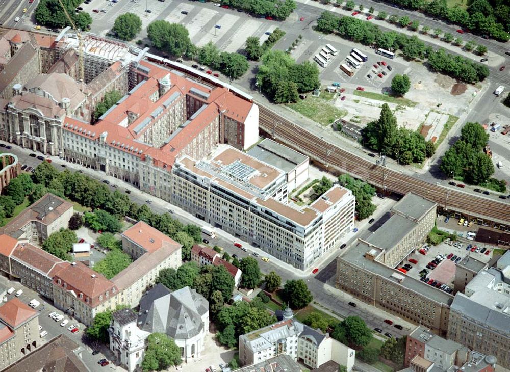 Berlin von oben - Bau des Hauses der Verbände an der Littenstraße in Berlin - Mitte.