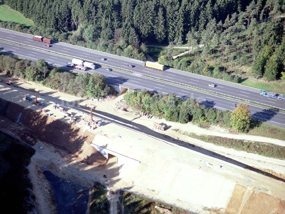 Stammham aus der Vogelperspektive: 30.09.2002 Bau der ICE Strecke zwischen Nürnberg und Ingoldstadt in Bayern