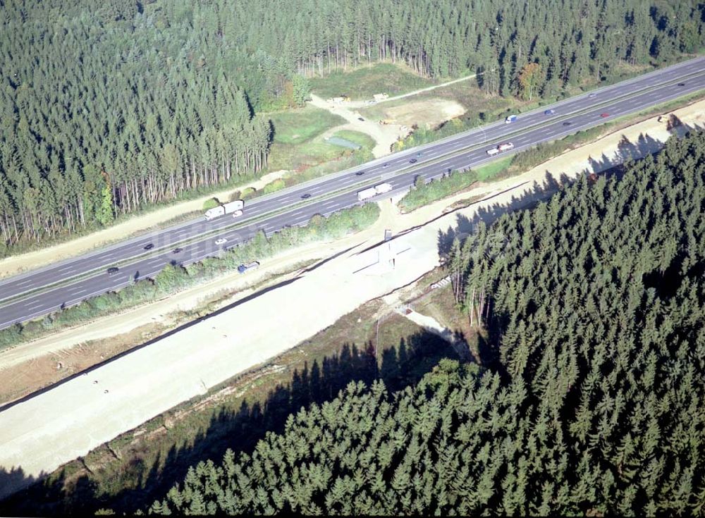 Stammham aus der Vogelperspektive: 30.09.2002 Bau der ICE Strecke zwischen Nürnberg und Ingoldstadt in Bayern