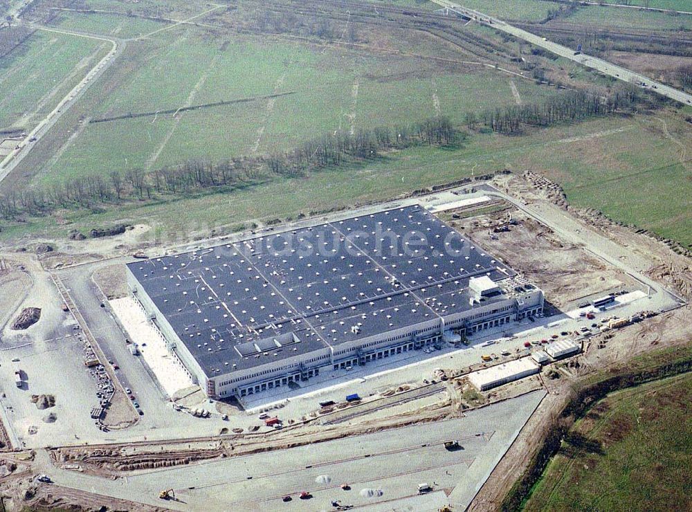 Berlin - Pankow von oben - Bau des LDZ - Nord - Logistikzentrums im Gewerbegebiert Pankow - Nord am Berliner Ring.