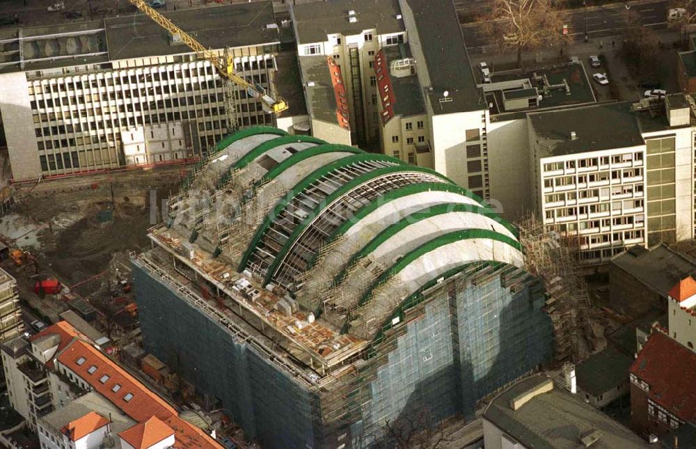 Berlin aus der Vogelperspektive: Bau des Ludwig-Erhard-Hauses / Berliner Börse am Bahnhof Zoo