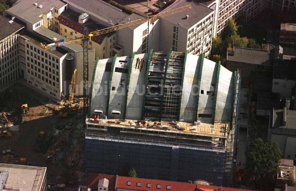 Berlin aus der Vogelperspektive: Bau des Ludwig-Erhard-Hauses Verwendung nur bei Angabe der Urheberschaft: LUFTBILD & PRESSEFOTO / Robert Grahn und Belegzusendung an die Agentur statthaft !!