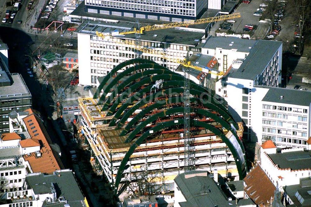 Luftbild Berlin - Bau des Ludwig-Erhard-Hauses.Sitz der Industrie - und Handelskammer.