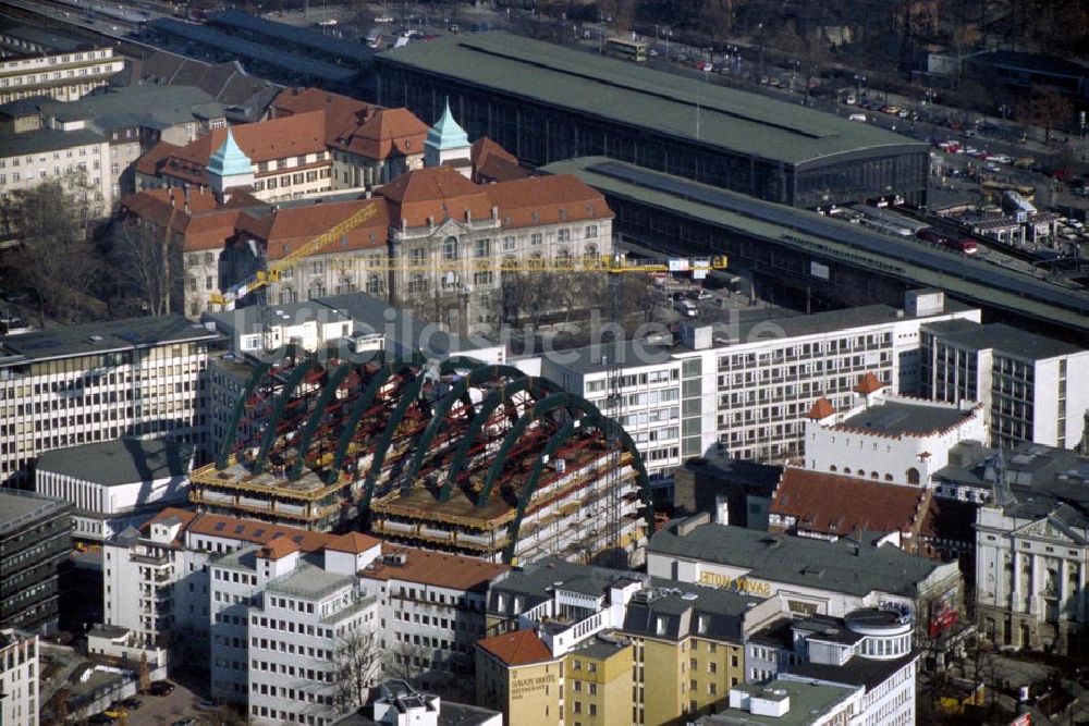 Berlin - Charlottenburg von oben - Bau des Ludwig-Erhardt-Hauses in Berlin - Charlottenburg