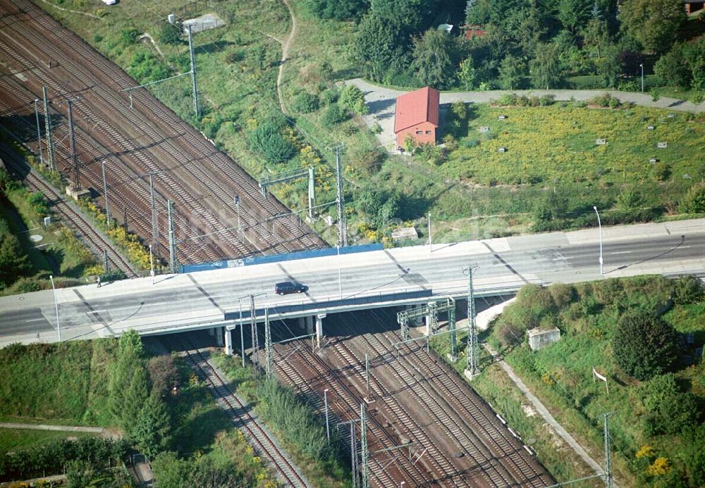 Wittenberg (Sachsen-Anhalt) von oben - Bau der Ortsumgehungsstraße - Wittenberg (Sachsen-Anhalt)