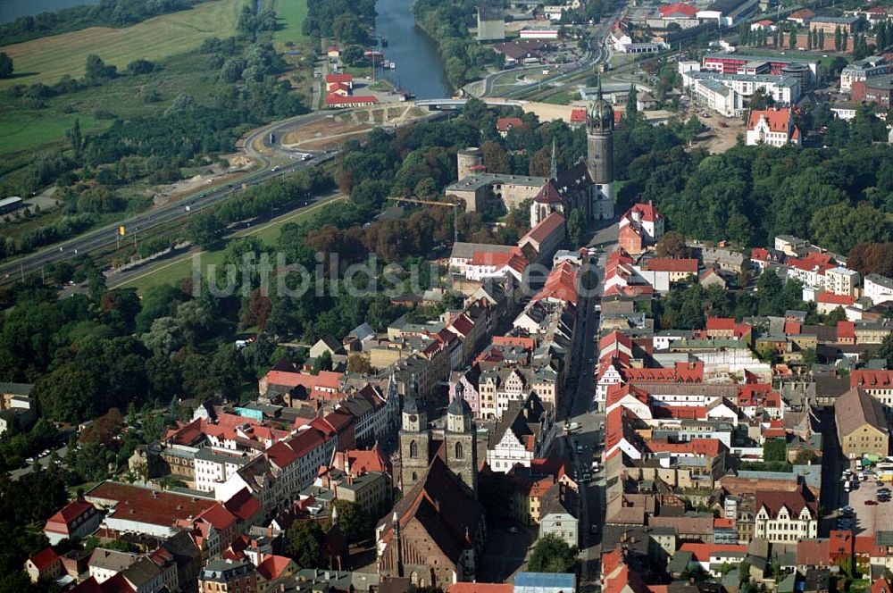 Luftbild Wittenberg (Sachsen-Anhalt) - Bau der Ortsumgehungsstraße - Wittenberg (Sachsen-Anhalt)